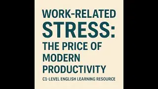Work-Related Stress: The Price of Modern Productivity C1-level English learning resource