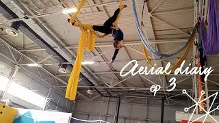 Aerial silks, ep.3 ৸ | my aerial diary. gymnastics, воздушные полотна