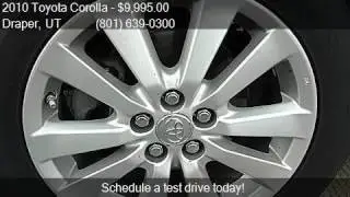 2010 Toyota Corolla S 4dr Sedan 4A for sale in Draper, UT 84