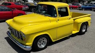 Test Drive 1955 Chevrolet 3100 SWB Stepside SOLD $27,900 Maple Motors #3087