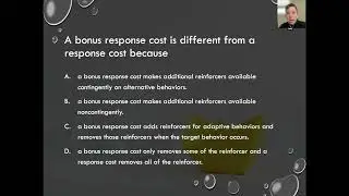 G.17 G.18 Design and evaluate positive and negative punishment and emotional and elicited effects Q3