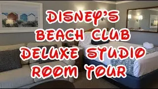 DISNEY'S BEACH CLUB DELUXE STUDIO ROOM TOUR