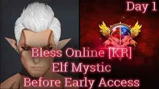 🏰Bless Online [Emissary] (Korean Server) Elf Mystic 1-50 Rush Before Early Access #1