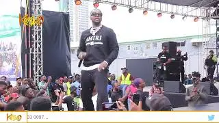 Fans went Mad moment Kiss Daniel Performs 'Buga' headline youth vote count mega Concert #PVC #BUGA