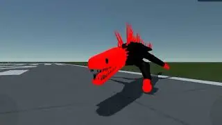 Red Lizard from Rain World in 3D