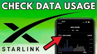 Как проверить использование данных Starlink