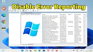 How To Disable Error Reporting in Windows 11