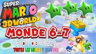 Super Mario 3D World : toutes les lunes du Niveau Filon de Fuzzy (Non comment&eacute;)