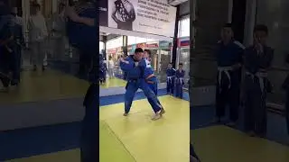 Judo combination Osoto-Gari - Harai-Goshi. Школа по дзюдо в Астане ORTUS.KZ, тренер Пак Сергей.