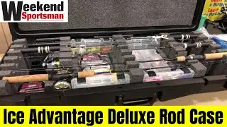 Ice Advantage Deluxe Rod Case For Ice Fishing Rods and Tackle Boxes | Weekend Sportsman
