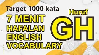 Hafalan Vocabulary 1000 Kata | Kata diawali dengan HURUF G dan H #bahasainggrispemula #vocabulary