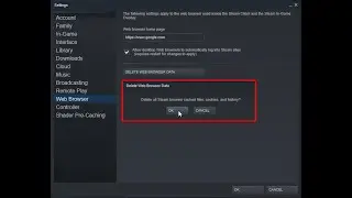 How to clear Steam browser cache, cookies and history  - Delete Steam Web Browser Data