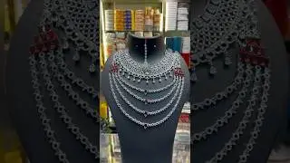 || Fancy AD jewellery collection 💎 || high quality #adjewellery #bridaljewellery #necklace #shorts