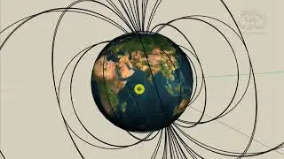 Earth's Magnetic Field - Angle of Declination, Dip, and Apparent Dip explained with 3D Model