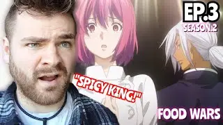 THE MOST SPICY FIGHT!!! | FOOD WARS - EPISODE 3 | SEASON 2 | REACTION!