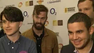 Vampire Weekend talk to Absolute Radio at the 02 Silver Clef Awards for Nordoff-Robbins