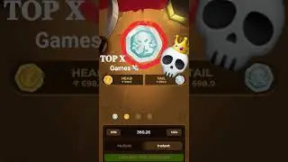 𝐓𝐎𝐏 𝐗  Coin Flip 360 bet To 700💸💀#topx