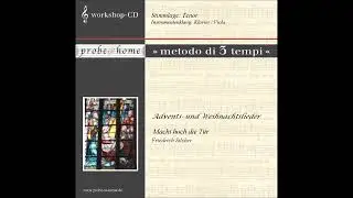 Macht hoch die T&uuml;r - F. Silcher - Tenore - Tenor - Kl-Viola - T3