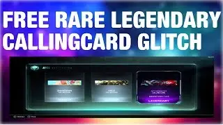 BO3 Rare Legendary calling card Glitch *Easy*