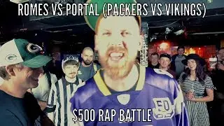 Romes vs Portal - $500 Rap Battle (Packers vs Vikings) | #Invasion5