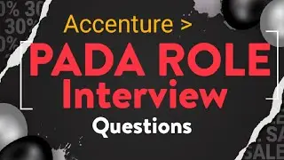PADA ROLE HR INTERVIEW QUESTIONS  | ACCNTURE