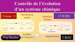 cours Contrôle de l'évolution d'un système chimique 2bac biof