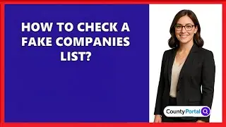 How To Check A Fake Companies List?