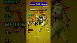 Guess CSK Players|like if you are a true CSK fan#guesstheplayer #shorts #viral #csk  #ipl2024