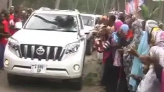 MAALIM SEIF ALIVYOPOKELEWA KWA DUFU MICHEWENI PEMBA