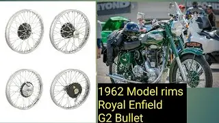 Bicycle hubs  For Royal Enfield 1962 G2 Bullet Half width hubs Vintage motorcycle विंटेज rim set