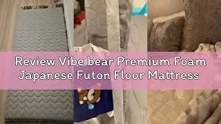 Review Vibe bear Premium Foam Japanese Futon Floor Mattress Queen Size 60