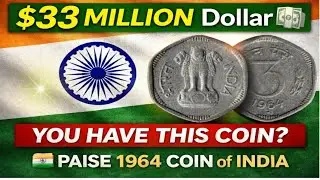 3 Paise 1964 India Coin Value 💰 | Worth $33? | Rare Old Indian Coin Story