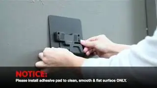 Stinger Magnetic Gun Mount with Heavy Duty Sticky Pad Non-Drill Solution