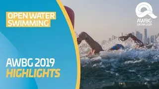AWBG Open Water Swimming Highlights Video | ANOC World Beach Games Qatar 2019