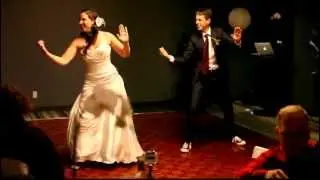 Chris and Andi surprise ending wedding dance