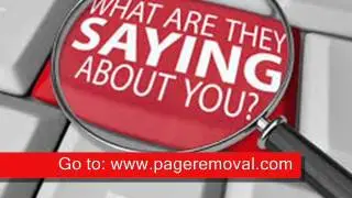 Remove public records from search engines