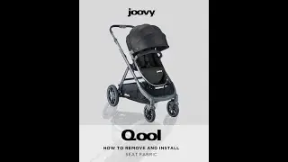 Joovy Qool How-To Remove & Install the Seat Fabric! 💪😎