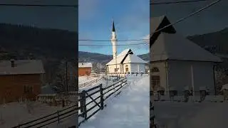 Selo Petrovići-Olovo u zimskoj idili.