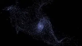 Glowing Particles Blender || CG MolTen ||