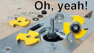 Game changer. Large Router Bits in a Homemade Router Table