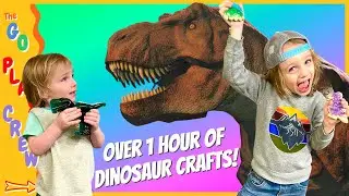 Over 1 Hour of Dinosaur Crafts | Dinosaurs for Kids | Kids Videos for Kids