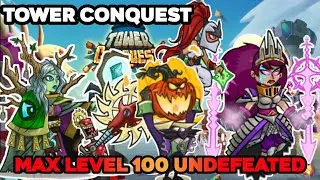 Tower Conquest Battle 157-21/25 Max lvl.100 undefeated