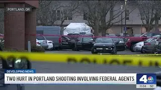 Two shot and injured in Portland shooting involving federal agents