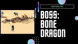 Craftopia Boss: Bone Dragon found in the desert