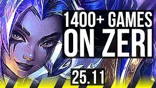 ZERI & Sona vs DRAVEN & Neeko (ADC) | 1400+ games | NA Grandmaster | 25.11