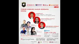 Live Zoom #NgomonginMedia : Forum Diskusi Hukum Bersama Media