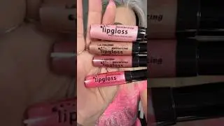L.A. Colors Moisturizing Lip Glosses! 💦👄 #lacolorscosmetics #lipglossswatches #shimmerandshine