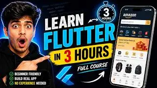 Full Flutter Tutorial for Beginners - Become A Pro In Just 3 Hours!