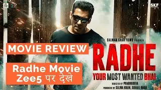 Radhe Movie Review | Radhe Movie on Zee5 Subscrption | Online Watch Radhe Movie | Zee5 | Zeeplex |