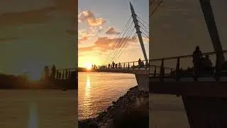 Vancouver Waterfront Sunset Timelapse  [1] - #timelapse #sunset #shorts #youtubeshorts #timelapse